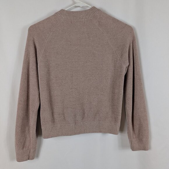 Barefoot Dreams Cozychic Ultra Lite Full Zip Pink Cardigan Cozy Kids Girls 8/10 - Picture 2 of 5